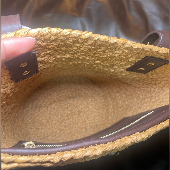 Authentic Saint Laurent Panier Raffia Tote - Picture 6 of 6